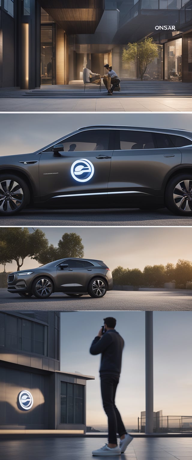 A person using a phone to cancel their OnStar plan, with the OnStar logo visible on the screen